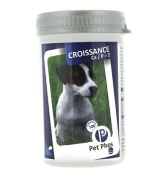 100 Pet-Phos Growth tabletta Ca/P=2 - kutyáknak - Kisállat kiegészítők webáruház - állateledelek