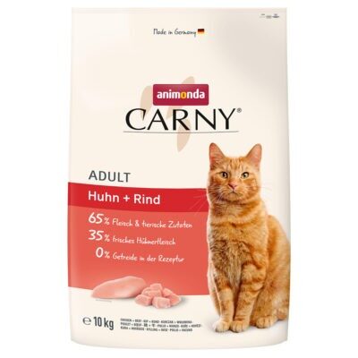 2x10kg Animonda Carny Adult csirke + marha száraz macskatáp - Kisállat kiegészítők webáruház - állateledelek