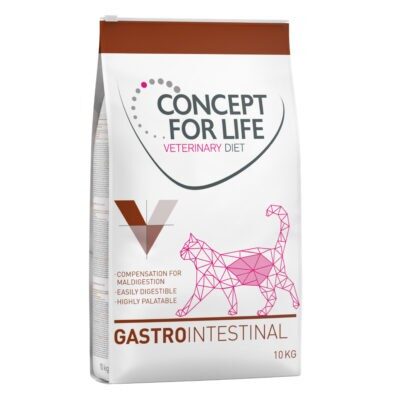 2x10kg Concept for Life Veterinary Diet Gastro Intestinal száraz macskatáp - Kisállat kiegészítők webáruház - állateledelek