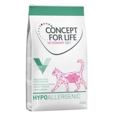 2x10kg Concept for Life Veterinary Diet Hypoallergenic Insect száraz macskatáp - Kisállat kiegészítők webáruház - állateledelek