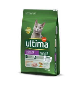 2x10kg Ultima Cat Sterilized csirke & árpa száraz macskatáp - Kisállat kiegészítők webáruház - állateledelek