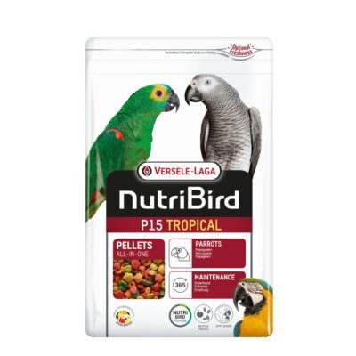 2x10kg Versele-Laga Nutribird P15 Tropical pagájeledel - Kisállat kiegészítők webáruház - állateledelek