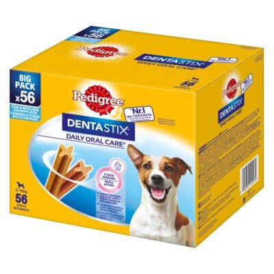 112db db Fogápoló snack: Pedigree Dentastix kis testű kutyáknak (5-10 kg) - Kisállat kiegészítők webáruház - állateledelek