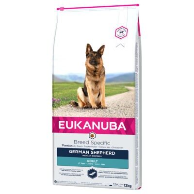 2 x 12kg Eukanuba Adult Breed Specific German Shepherd száraz kutyatáp - Kisállat kiegészítők webáruház - állateledelek