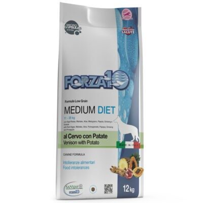 12kg Forza 10 Medium Diet vad & burgonya száraz kutyatáp - Kisállat kiegészítők webáruház - állateledelek