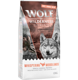2x12kg Wolf of Wilderness "Whispering Woodlands" - szabadtartású pulyka