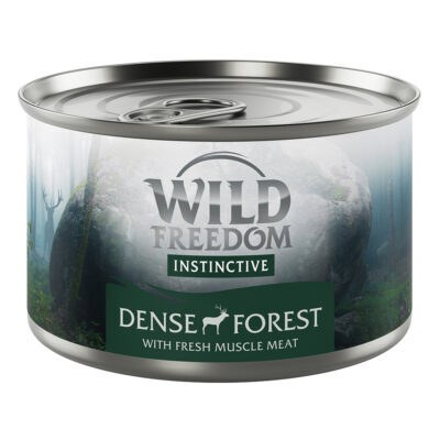 12x140g Wild Freedom Instinctive Dense Forest - szarvas nedves macskatáp - Kisállat kiegészítők webáruház - állateledelek