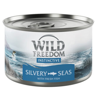12x140g Wild Freedom Instinctive Silvery Seas - farkassügér nedves macskatáp - Kisállat kiegészítők webáruház - állateledelek