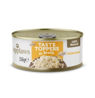 12x156g Applaws Taste Toppers húslében nedves kutyatáp - Csirke - Kisállat kiegészítők webáruház - állateledelek