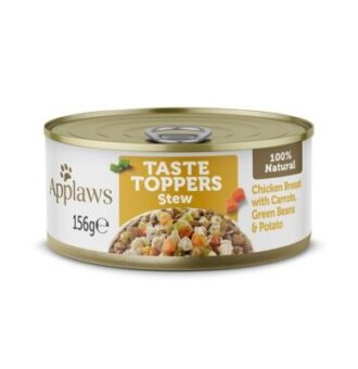 12x156g Applaws Taste Toppers ragu gazdaságos csomag nedves kutyatáp - Csirke - Kisállat kiegészítők webáruház - állateledelek
