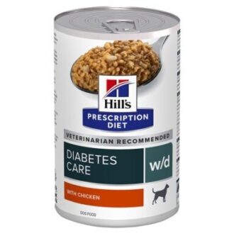 24x370 g Hill's Prescription Diet Canine w/d nedves kutyatáp - Kisállat kiegészítők webáruház - állateledelek