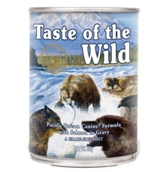 12x390 g Taste of the Wild Pacific Stream Canine kutyatáp - Kisállat kiegészítők webáruház - állateledelek