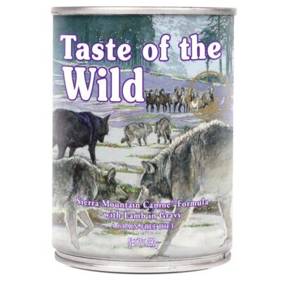 12x390 g Taste of the Wild Sierra Mountain Canine nedves kutyatáp - Kisállat kiegészítők webáruház - állateledelek