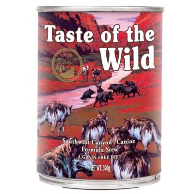 12x390 g Taste of the Wild Southwest Canyon Canine kutyatáp - Kisállat kiegészítők webáruház - állateledelek