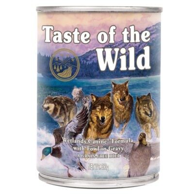 12x390 g Taste of the Wild Wetlands kutyatáp - Kisállat kiegészítők webáruház - állateledelek