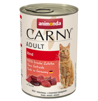 12x400g animonda Carny Adult nedves macskatáp- Marha - Kisállat kiegészítők webáruház - állateledelek