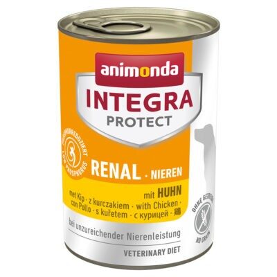 12x400g Animonda Integra Protect Niere csirke nedves kutyatáp   - Kisállat kiegészítők webáruház - állateledelek