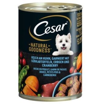 24x400g Cesar Natural Goodness Csirke nedves kutyatáp - Kisállat kiegészítők webáruház - állateledelek