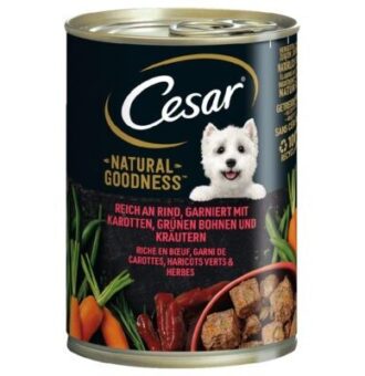 24x400g Cesar Natural Goodness Marha nedves kutyatáp - Kisállat kiegészítők webáruház - állateledelek