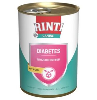 12x400g Rinti Dog Diabetes nedves kutyatáp - Kisállat kiegészítők webáruház - állateledelek