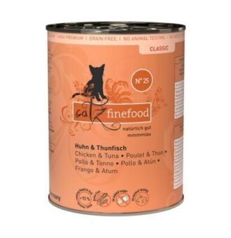 12x400g catz finefood konzerv nedves macskatáp-Csirke & tonhal - Kisállat kiegészítők webáruház - állateledelek