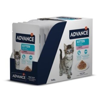 24x85g Advance Kitten pulyka nedves macskatáp - Kisállat kiegészítők webáruház - állateledelek