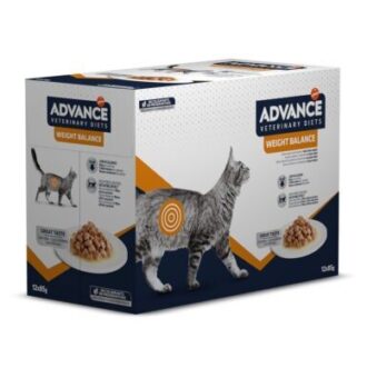 24x85g Advance Veterinary Diets Feline Weight Balance nedves macskatáp - Kisállat kiegészítők webáruház - állateledelek