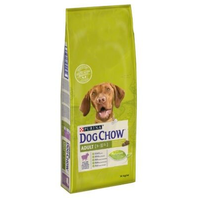 14kg PURINA Dog Chow Adult bárány & rizs száraz kutyatáp 12+2 kg ingyen akcióban - Kisállat kiegészítők webáruház - állateledelek