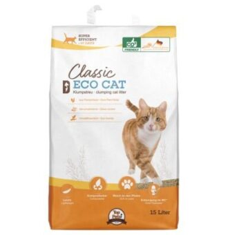 2x15 l Classic Eco Cat csomósodó macskaalom - Kisállat kiegészítők webáruház - állateledelek