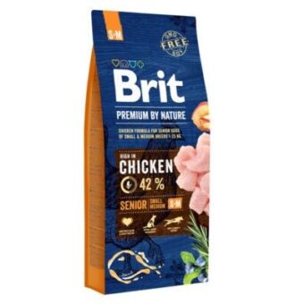 2x15kg Brit Premium by Nature Senior S/M