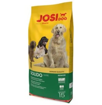 15kg Josera JosiDog JosiDog Solido Senior száraz kutyatáp 13+2 kg ingyen akcióban - Kisállat kiegészítők webáruház - állateledelek