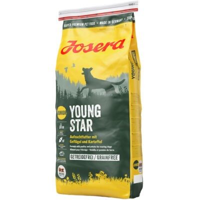 2x15kg Josera Junior száraz kutyatáp: 15kg FamilyPlus + 15kg YoungStar gabonamentes - Kisállat kiegészítők webáruház - állateledelek