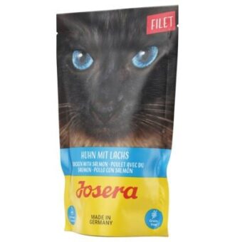16x70g Josera Filet nedves macskatáp- Csirke & lazac - Kisállat kiegészítők webáruház - állateledelek