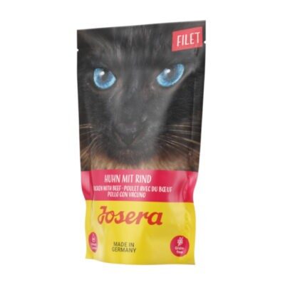 16x70g Josera Filet nedves macskatáp- Csirke & marha - Kisállat kiegészítők webáruház - állateledelek