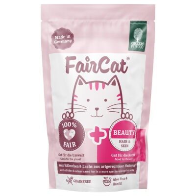 16x85g Green Petfood FairCat Beauty tasakos nedves macskatáp - Kisállat kiegészítők webáruház - állateledelek