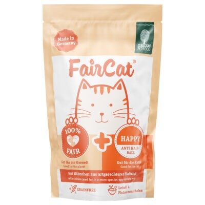 16x85g Green Petfood FairCat Happy tasakos nedves macskatáp - Kisállat kiegészítők webáruház - állateledelek