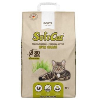 2x 17l Porta SoftCat füves macskával - Kisállat kiegészítők webáruház - állateledelek