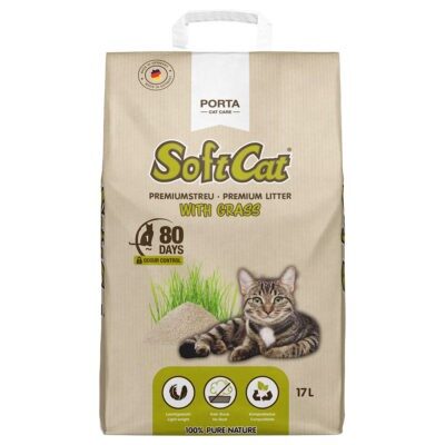 2x 17l Porta SoftCat füves macskával - Kisállat kiegészítők webáruház - állateledelek