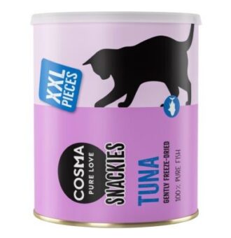3x180g Cosma Snackies tonhal macskasnack - Kisállat kiegészítők webáruház - állateledelek