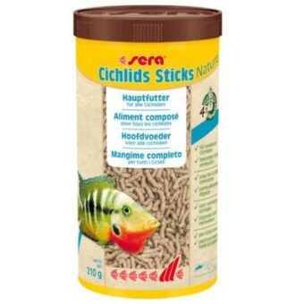 2 x 1000 ml sera Cichlids Sticks Nature haltáp - Kisállat kiegészítők webáruház - állateledelek