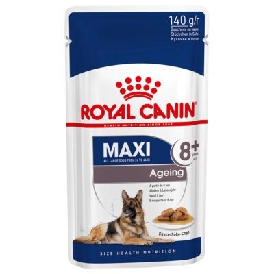 10x140g Royal Canin Maxi Ageing 8+ szószban nedves kutyatáp - Kisállat kiegészítők webáruház - állateledelek