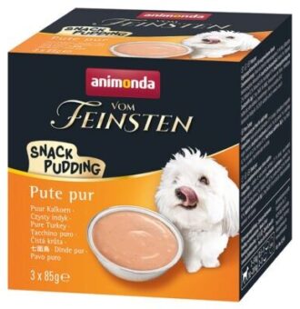 21x85g Animonda Vom Feinsten Adult pulyka pur snack-puding jutalomfalat kutyáknak - Kisállat kiegészítők webáruház - állateledelek