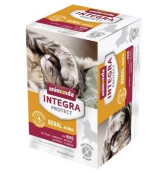 24x100g animonda INTEGRA Protect Adult Renal marha nedves macskatáp - Kisállat kiegészítők webáruház - állateledelek