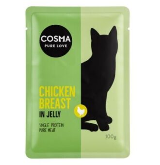 24x100g Cosma Original tasakos nedves macskatáp- Csirkemell - Kisállat kiegészítők webáruház - állateledelek