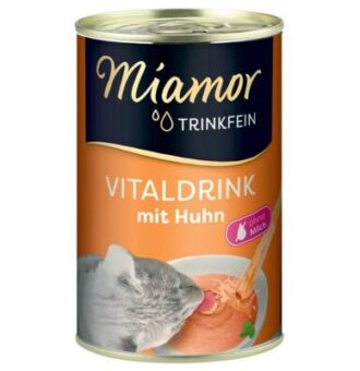 24x135ml Miamor Trinkfein Vitaldrink italkoncentrátum kiscicáknak - csirke - Kisállat kiegészítők webáruház - állateledelek