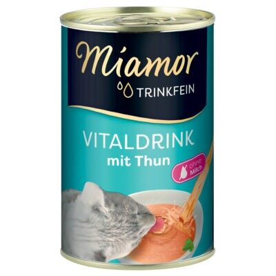 24x135ml Miamor Trinkfein Vitaldrink italkoncentrátum kiscicáknak - tonhal - Kisállat kiegészítők webáruház - állateledelek