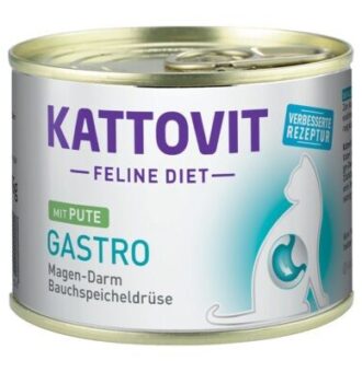 24x185g Kattovit Gastro nedves macskaeledel-pulyka - Kisállat kiegészítők webáruház - állateledelek