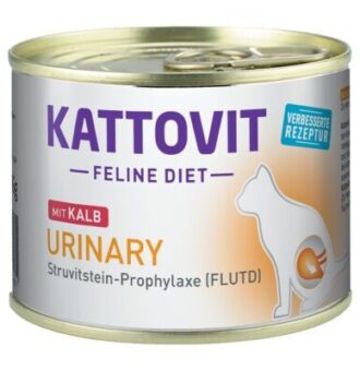 24x185g Kattovit Urinary nedves macskatáp-borjú - Kisállat kiegészítők webáruház - állateledelek