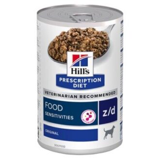 12x370g Hill's Prescription Diet z/d  Food Sensitivities Original nedves kutyatáp - Kisállat kiegészítők webáruház - állateledelek
