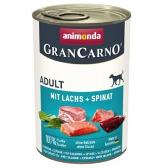 24x400g animonda GranCarno Original Adult Lazac & spenót nedves kutyatáp - Kisállat kiegészítők webáruház - állateledelek